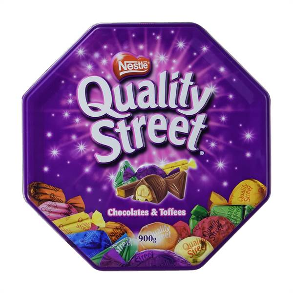 Nestle Quality Street Chocolates n Toffees Tin Box Imported